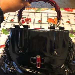 authentic gucci bamboo bag excellent conditions